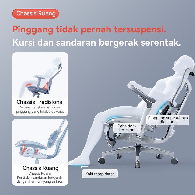 Doro S300 "Gravity-Defying" Ergonomic Chair