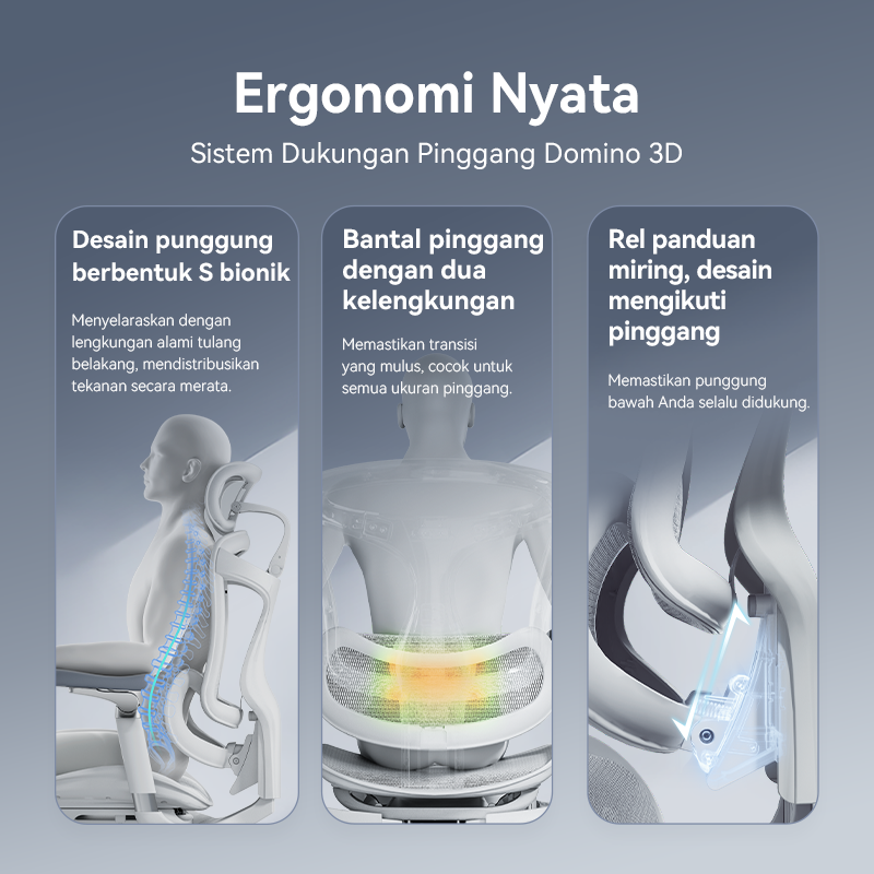 Doro C300 Ergonomic Office Chair with Enhanced Support Headrest