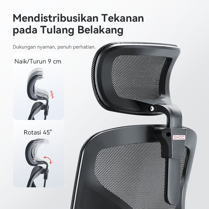 SIHOO Office Chair M56-202 Kursi Kerja Kantor Ergonomic Kursi gaming kursi rumah dengan sandaran kaki