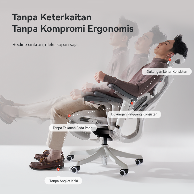 Doro S100 Ergonomic Office Chair with Dual Dynamic Lumbar Support