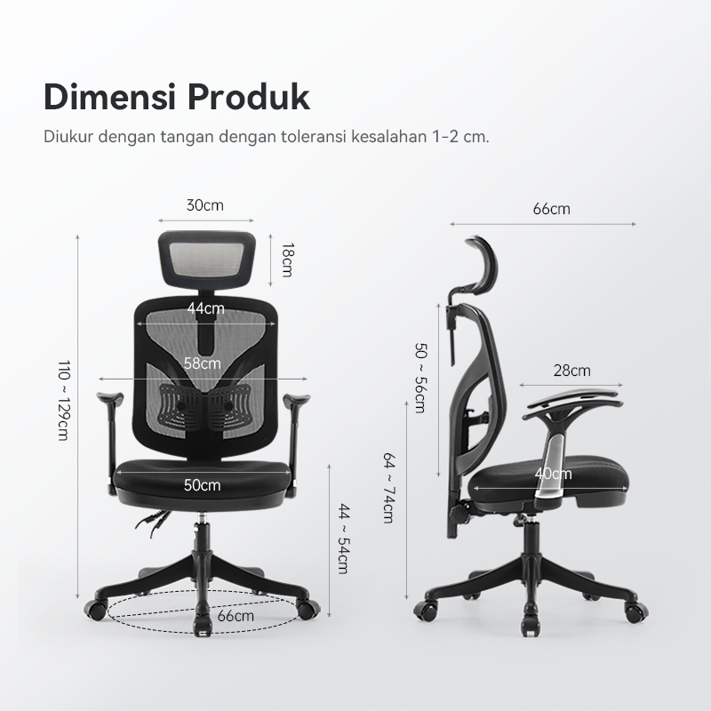 SIHOO Office Chair M56-202 Kursi Kerja Kantor Ergonomic Kursi gaming kursi rumah dengan sandaran kaki