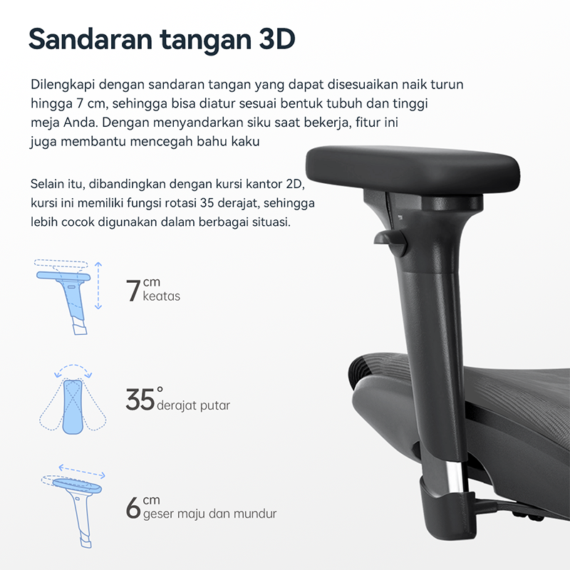 M57 Full Mesh Breathable Office Chair for Sedentary Lifestyle