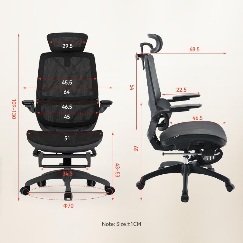 M59AS-302-JT Kursi Kerja Kantor Ergonomic