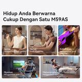 M59AS Ergonomic Office Chair with Dual-Section Backrest