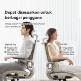 M59AS Ergonomic Office Chair with Dual-Section Backrest