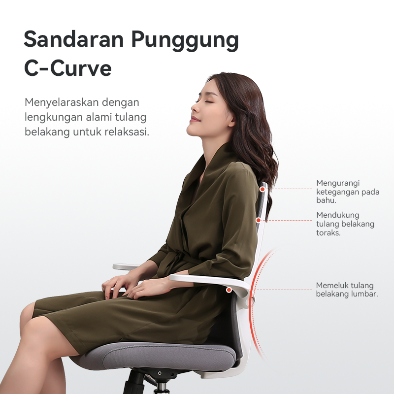 M76 Ergonomic Office Chair with Headrest