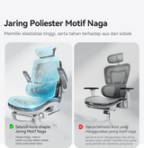 M59AS Ergonomic Office Chair with Dual-Section Backrest
