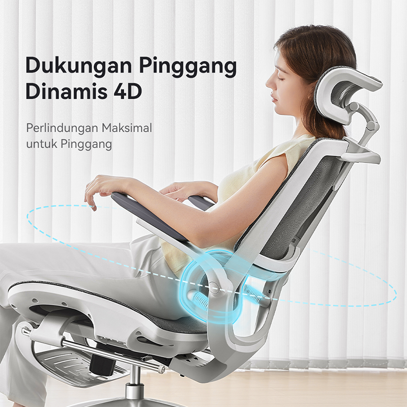M59AS Ergonomic Office Chair with Dual-Section Backrest
