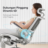 M59AS Ergonomic Office Chair with Dual-Section Backrest