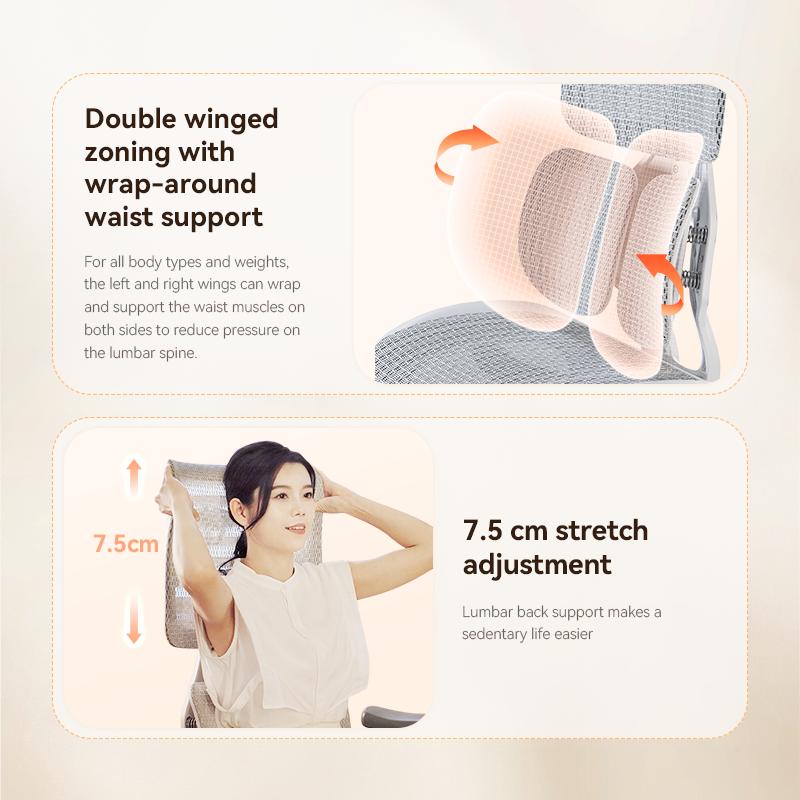 S100 Putih Kursi Kerja Kantor Ergonomic Minimalis Kursi Belajar Kenyamanan Kursi Angkat Hidrolik Putar Kursi Gaming