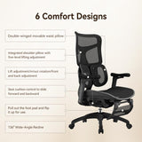 S100 Hitam Doro S100 Kursi Kerja Kantor Ergonomic