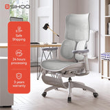 S100 Putih Kursi Kerja Kantor Ergonomic Minimalis Kursi Belajar Kenyamanan Kursi Angkat Hidrolik Putar Kursi Gaming