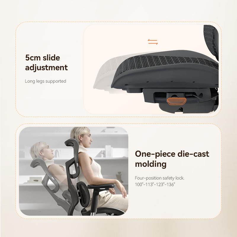 S100 Hitam Doro S100 Kursi Kerja Kantor Ergonomic