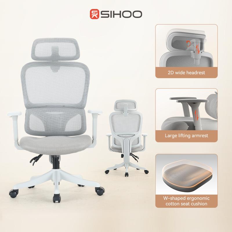 M56C-V2 Abu Kursi Kerja Kantor Ergonomic
