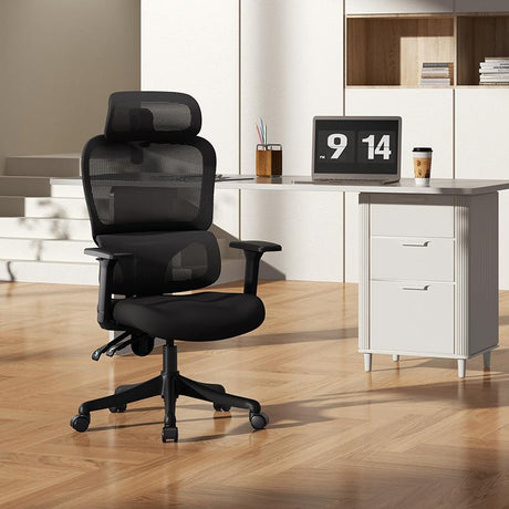 M56C-V2 Hitam Kursi Kerja Kantor Ergonomic